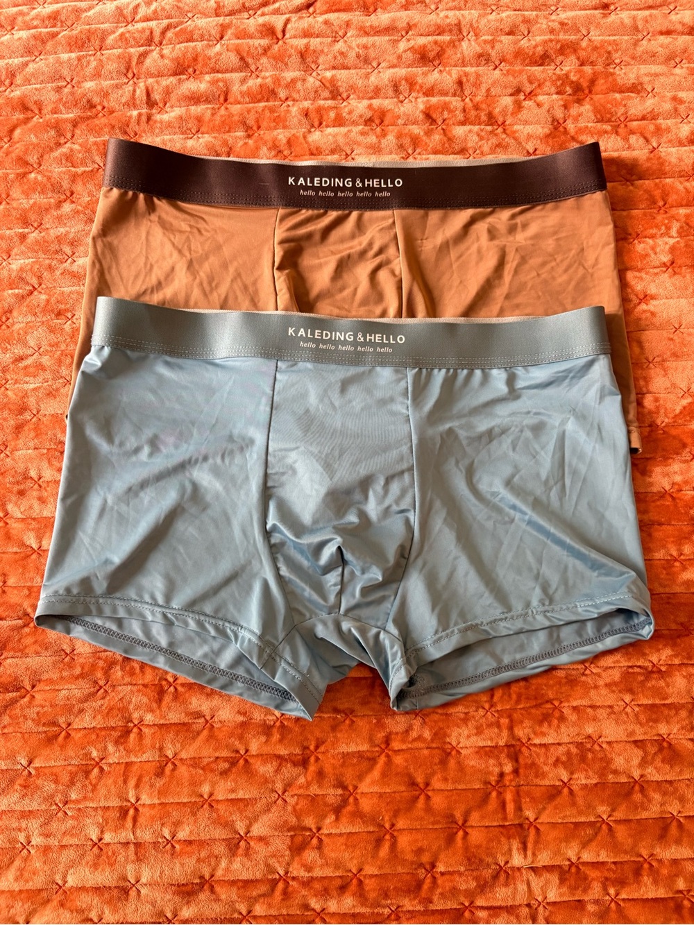 Men's Boxer Briefs - Blue and Brown